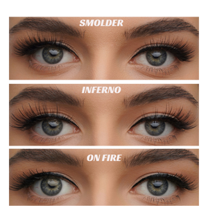 Smolder, Inferno, On Fire magnetic lashes Fiery Cosmetix