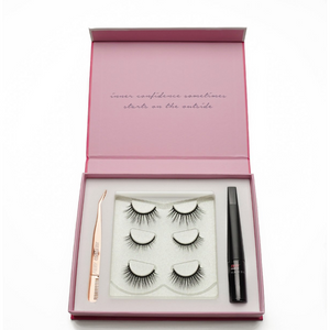Magnetic lashes kit + magnetic liner and applicator